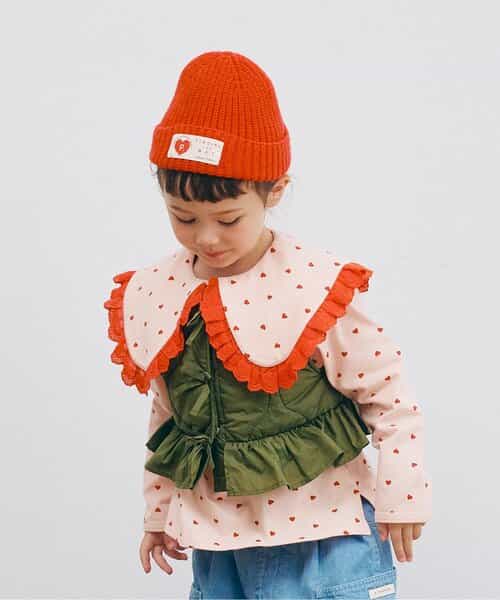 レーストリムフリル衿カットソートップス（P406055）|p.premier（ピー