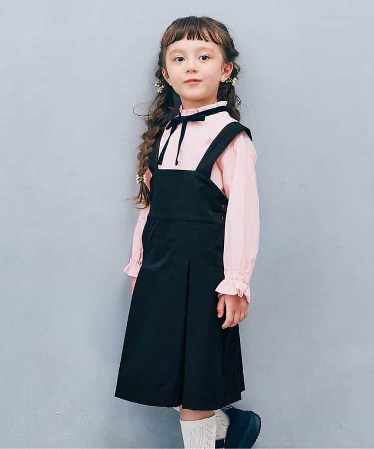 サスペンダープリーツジャンパースカート フォーマル対応（P117036）|p