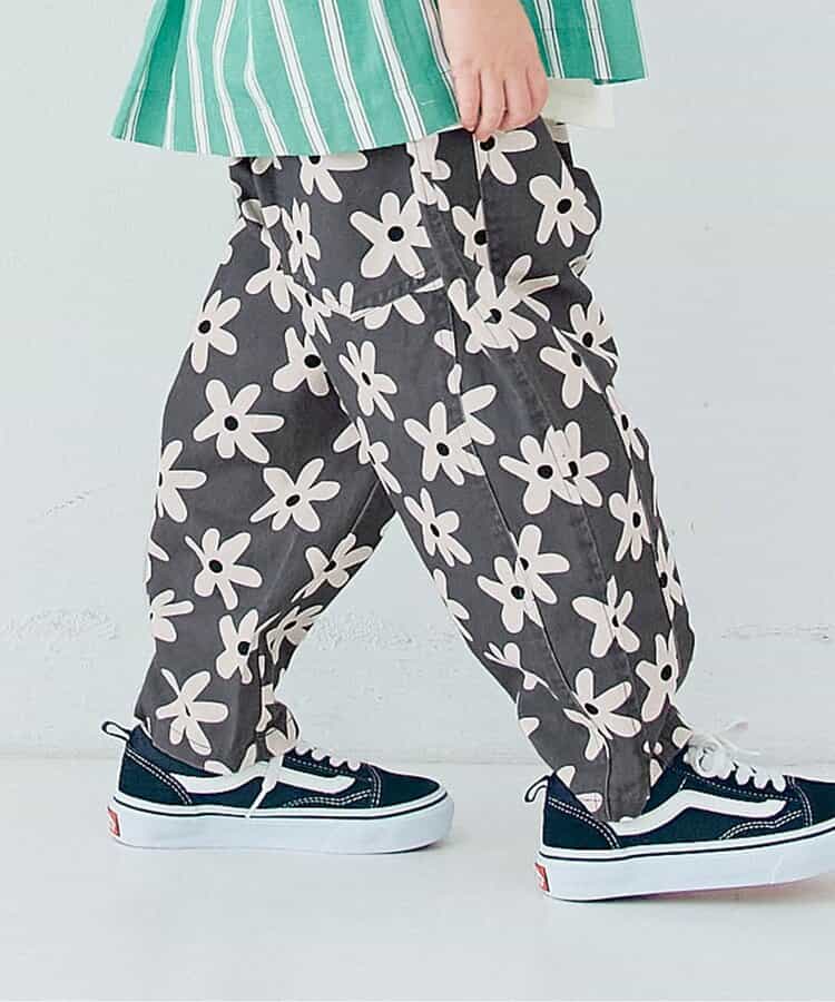 リンク】イロチ買いしたい総柄ツイルバレルレッグパンツ（P221015）|p