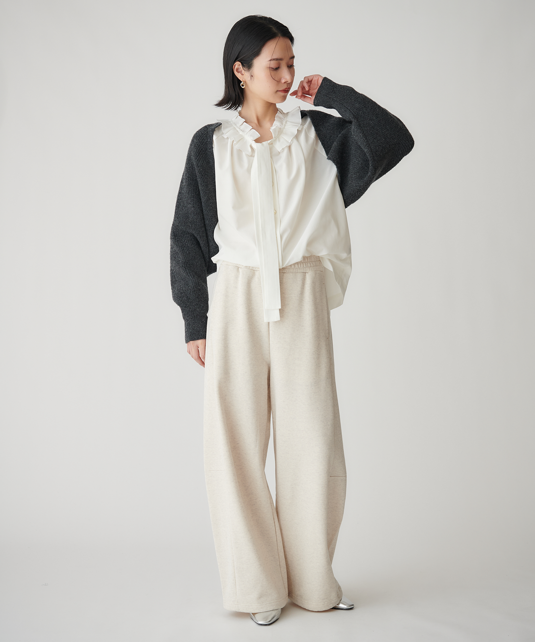 ウール混ボレロ – FACE SANS FARD