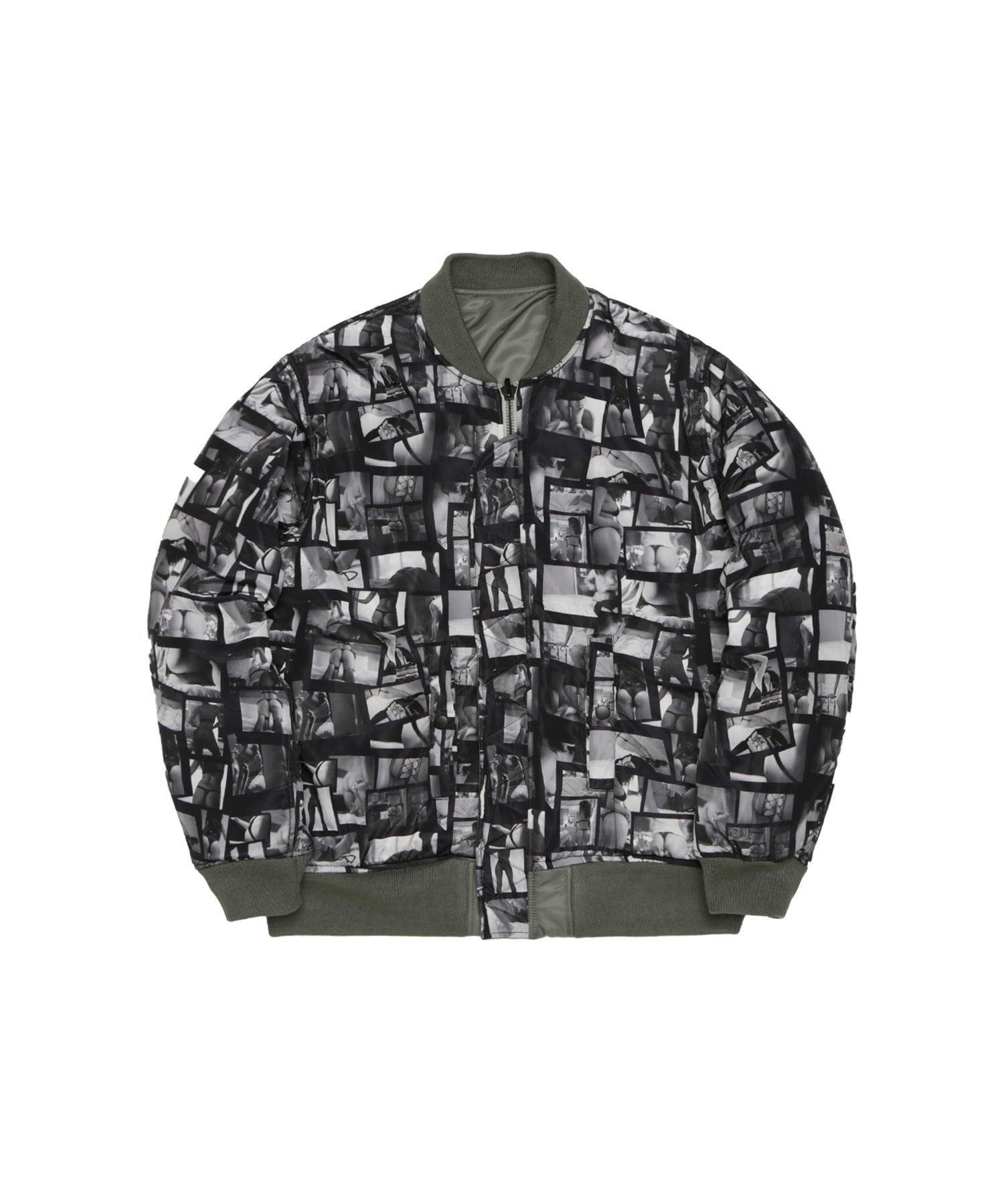 Photo Collage Bomber Jacket(MA-1) – #FR2