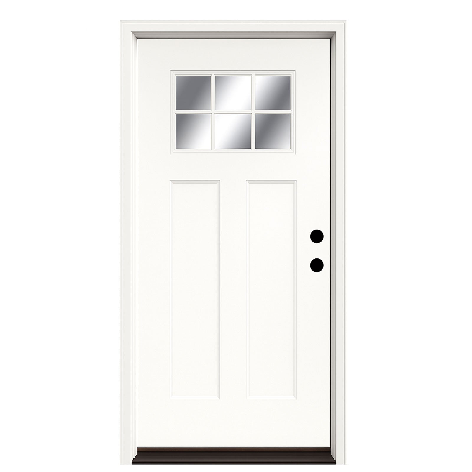 36x80 Fiberglass Entry Door | Craftsman Front Door – Framewell