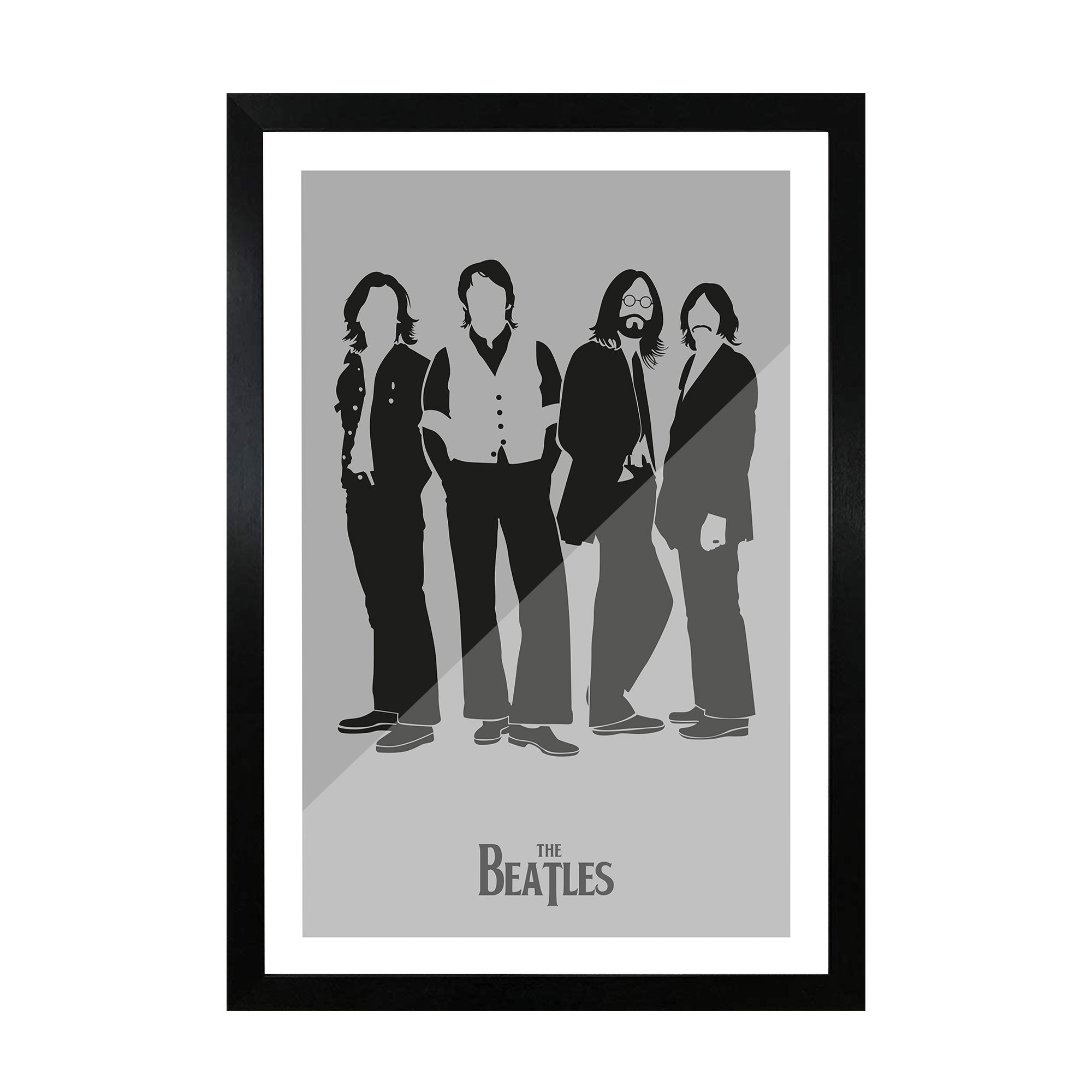 The Beatles Framed Poster | Music Wall Frames – Frameo Store