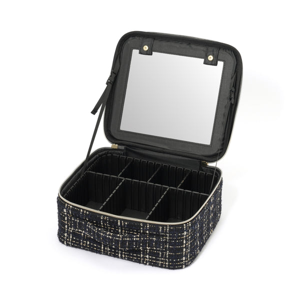 ツイード バニティ メイクバッグ ブラック | Francfranc（フランフラン