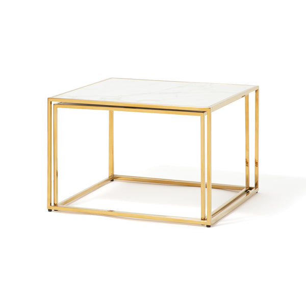レーヌ ネストテーブル L マーブル×ゴールド | Francfranc（フラン