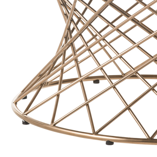 マーリア コーヒーテーブル ブラック×ゴールド（φ800） | Francfranc