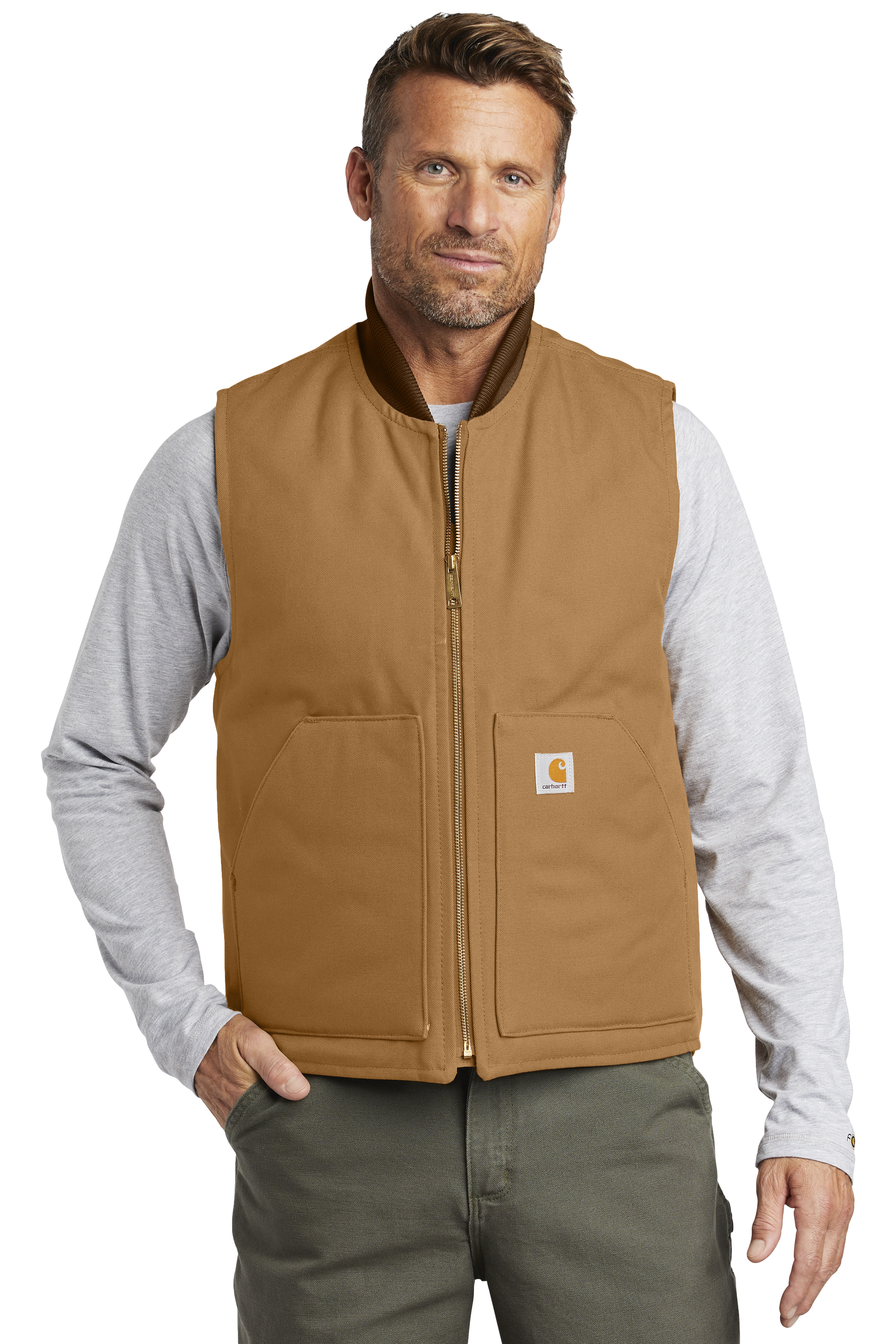 A&W Carhartt Duck Vest-AW-CT106676