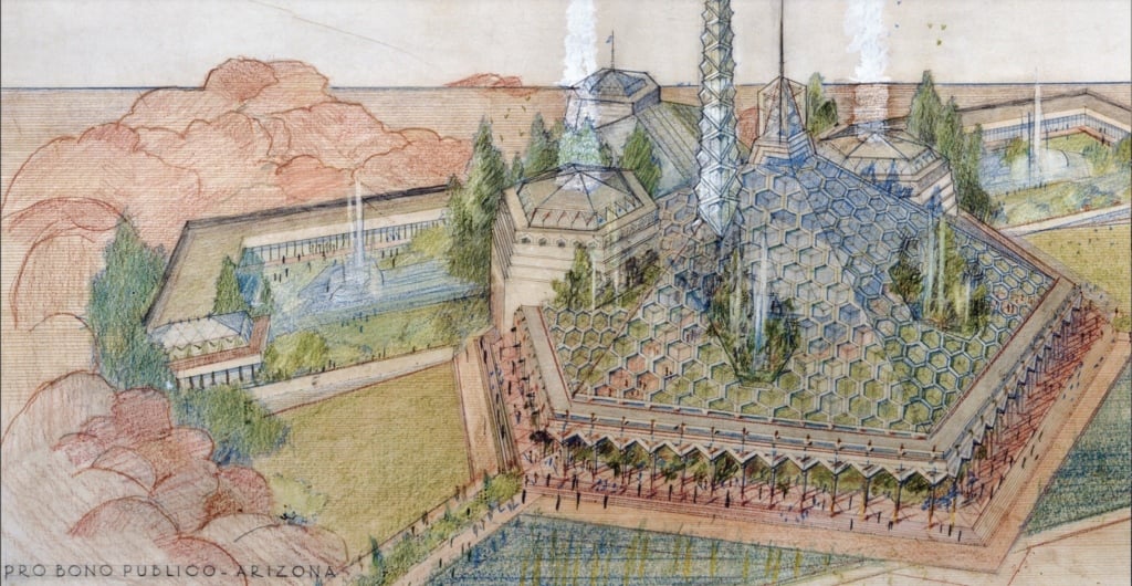 Never Before Seen Look at Frank Lloyd Wright's Unbuilt Arizona