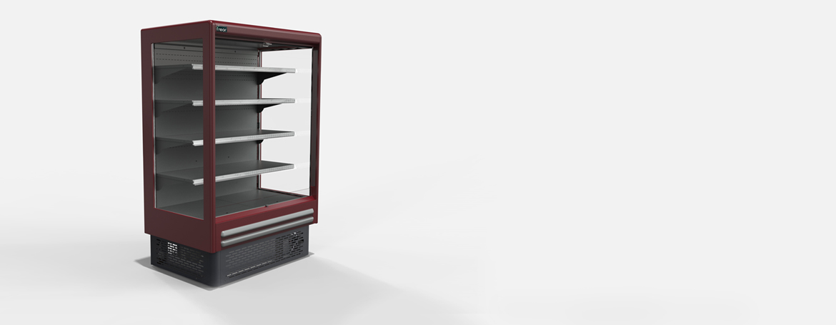 冷蔵ショーケース：マーキュリー（縦型多段ショーケース） | フレオ社