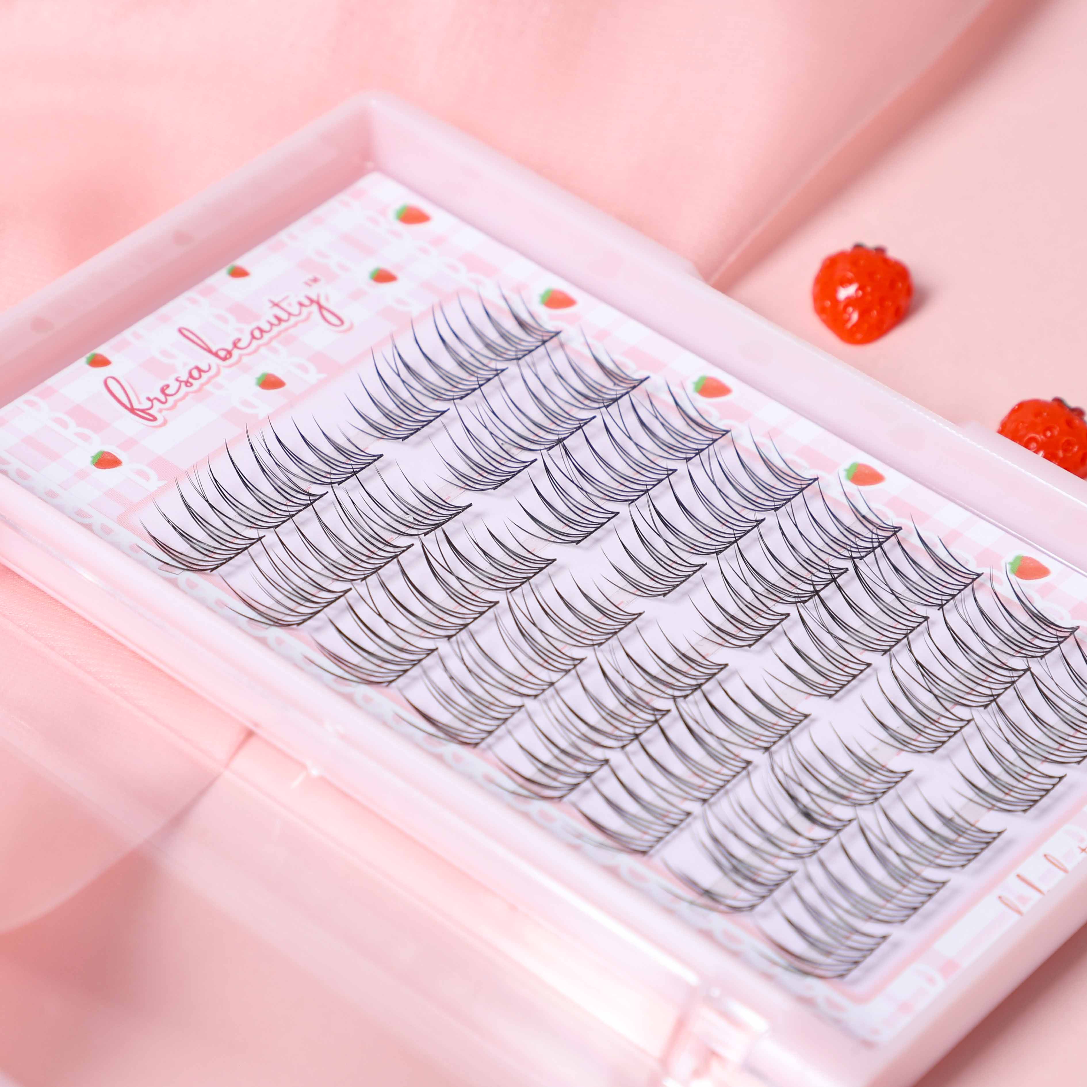 Berry Picnic Manhua Lash Clusters – Fresa Beauty