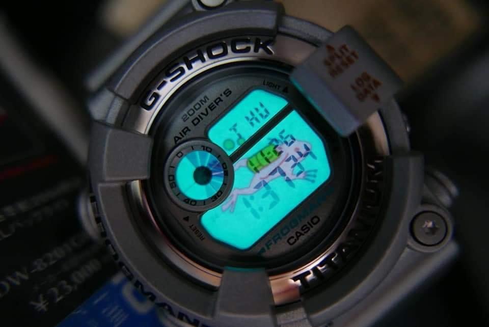 Limited Dw-8201GF-8 Frogman Men of Silver (Japan Only