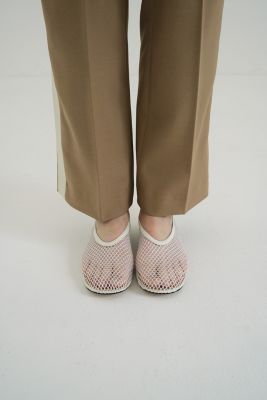 CLANE(クラネ)のMESH OBLIQUE TOE FLAT SHOES通販 | 集英社HAPPY PLUS