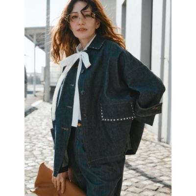MACKINTOSH(マッキントッシュ)のハンビーデニムジャケットスタッズ