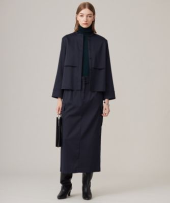 ICB(アイシービー)の【洗える】ウォームサテン クロップドシャツ通販