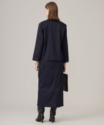 ICB(アイシービー)の【洗える】ウォームサテン クロップドシャツ通販