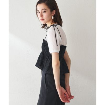 Whim Gazette(ウィム ガゼット)の【THE PAUSE】ジャガード2WAYビスチェ