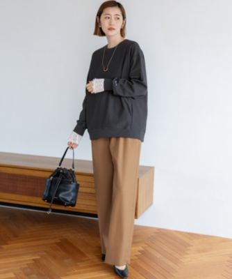 23区(ニジュウサンク)のナチュラルコットンベア レースレイヤード