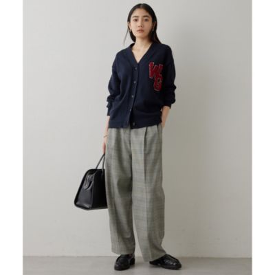 Whim Gazette(ウィム ガゼット)のワッペンニットカーディガン通販