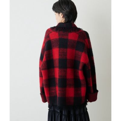 Whim Gazette(ウィム ガゼット)のウールジャガードニットガウン通販