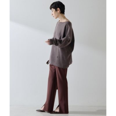 Whim Gazette(ウィム ガゼット)のオフショル裏毛プルオーバー通販