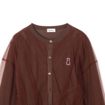 CHIKA KISADA(チカ キサダ)のチュールカーディガン通販 | 集英社HAPPY