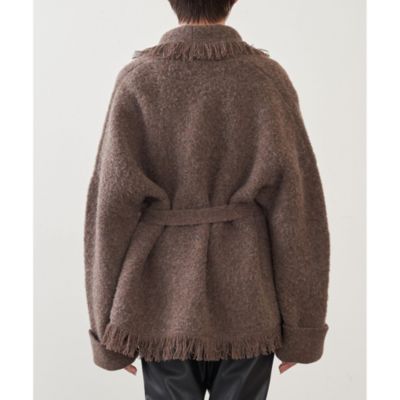 Whim Gazette(ウィム ガゼット)のウールジャガードニットガウン通販