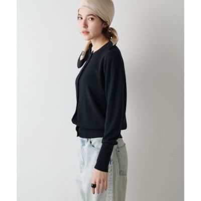 Whim Gazette(ウィム ガゼット)のウールハイゲージカーディガン通販