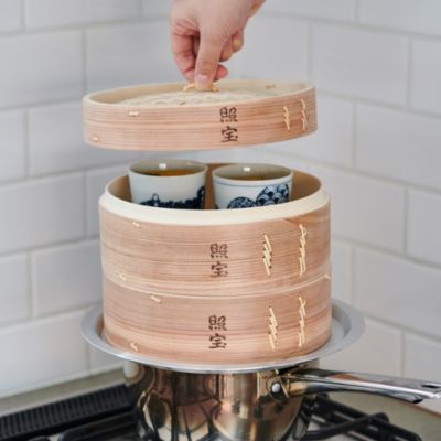 照宝 せいろ 24cm 2段 蒸し板 竹二段 | 中華街 照宝