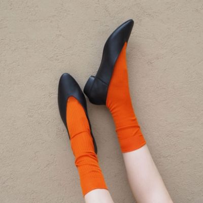 enchanted(エンチャンテッド)の本革ソフトレザーVカットバブーシュ通販