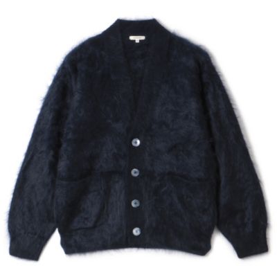 BLAMINK(ブラミンク)のカシミヤファー7GVネックカーディガン通販