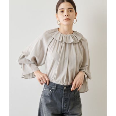 Whim Gazette(ウィム ガゼット)のフリルカラーブラウス通販 | 集英社