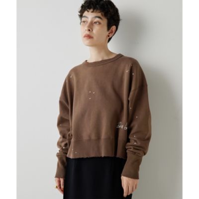 Whim Gazette(ウィム ガゼット)のヴィンテージ加工裏毛プルオーバー