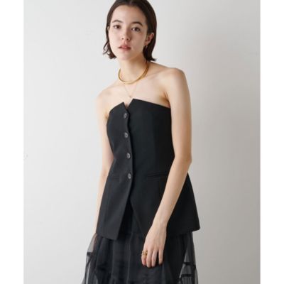 Whim Gazette(ウィム ガゼット)の平織ビスチェ通販 | 集英社HAPPY PLUS