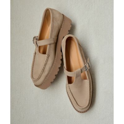 Whim Gazette(ウィム ガゼット)の【Hoaw.】Tストラップローファー通販