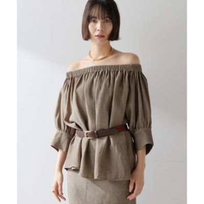 Whim Gazette(ウィム ガゼット)のツイル顔料染めブラウス通販 | 集英社