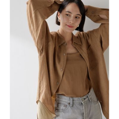 Whim Gazette(ウィム ガゼット)のツイル顔料染めオーバーシャツ通販