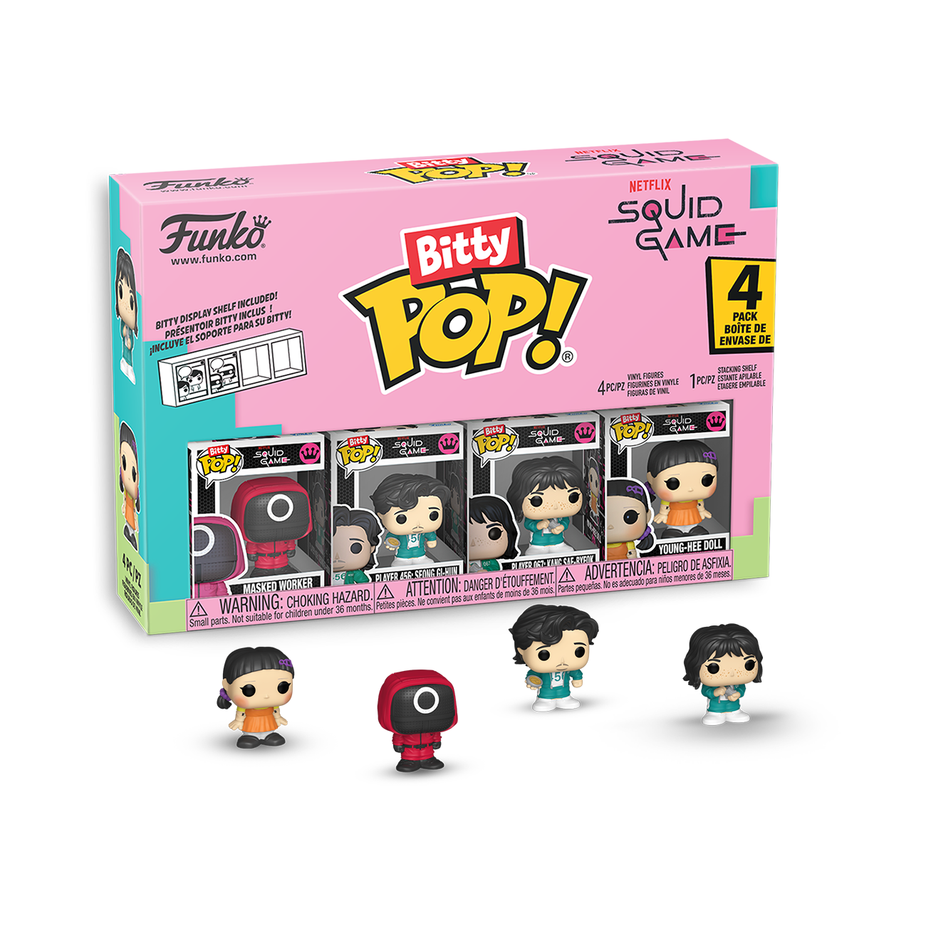 Bitty Pop! Netflix Squid Games 4-Pack Series 2