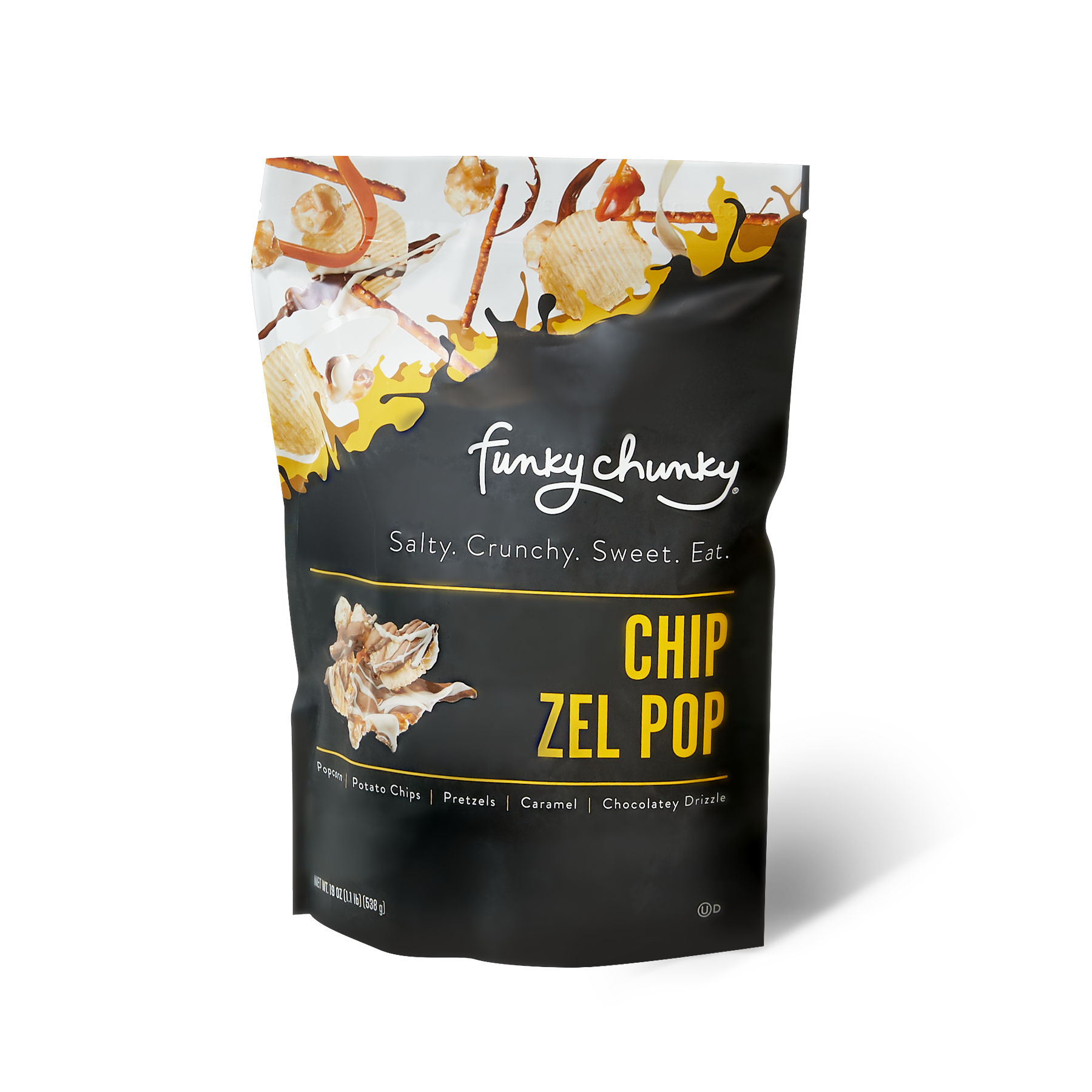 Funky Chunky Popcorn Gifts: Chip Zel Pop - Chocolate Covered