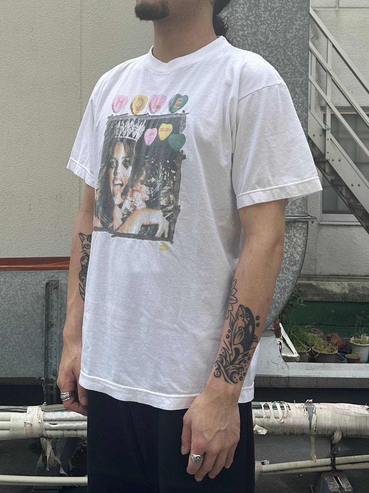 90's HOLE「LIVE THROUGH THIS」バンドTシャツ – FUJI STORE