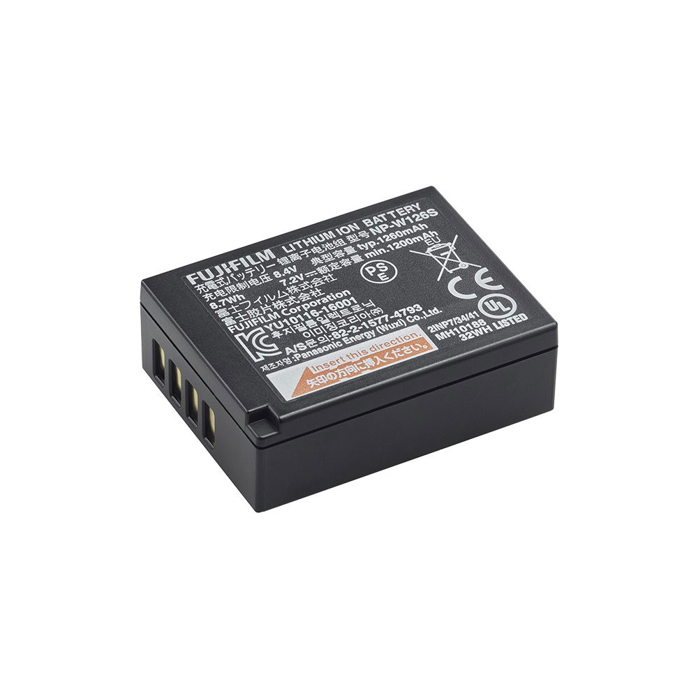 充電式バッテリー NP-W126S | アクセサリー | FUJIFILM X Series & GFX