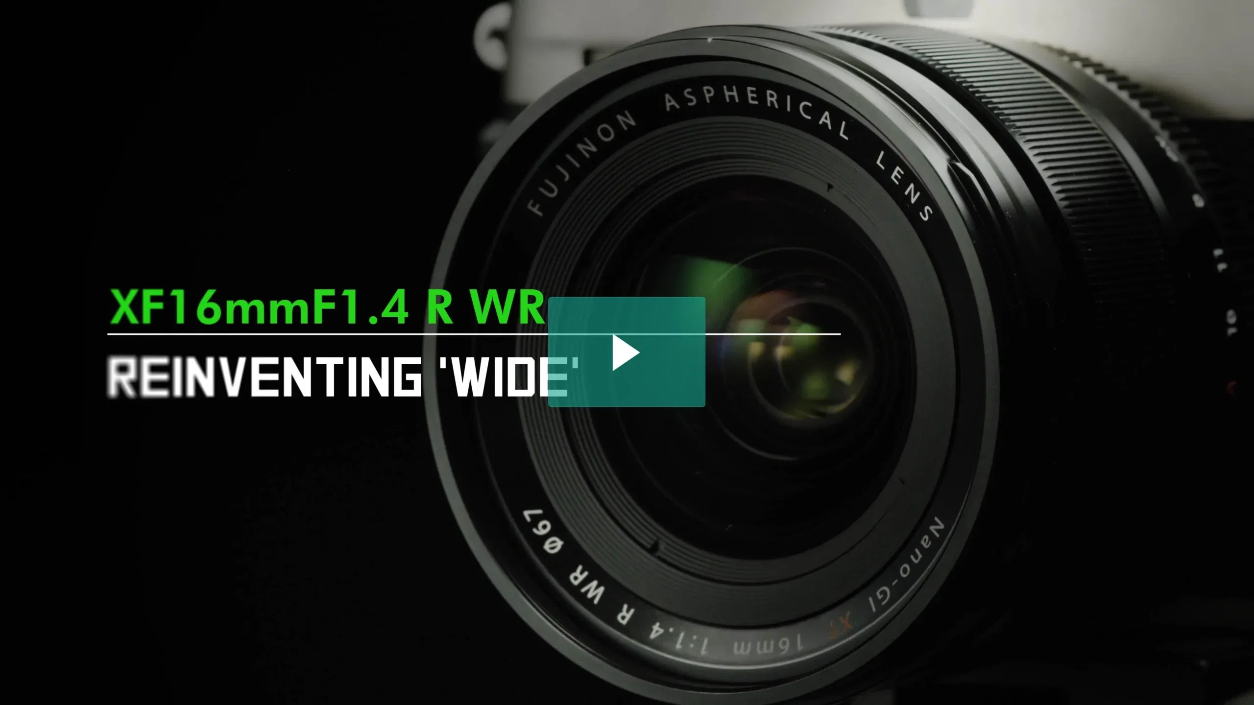 フジノンレンズ XF16mmF1.4 R WR | レンズ | FUJIFILM X Series & GFX