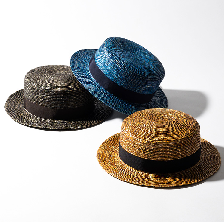 丸高製帽所】漆カンカン帽 | 藤巻百貨店