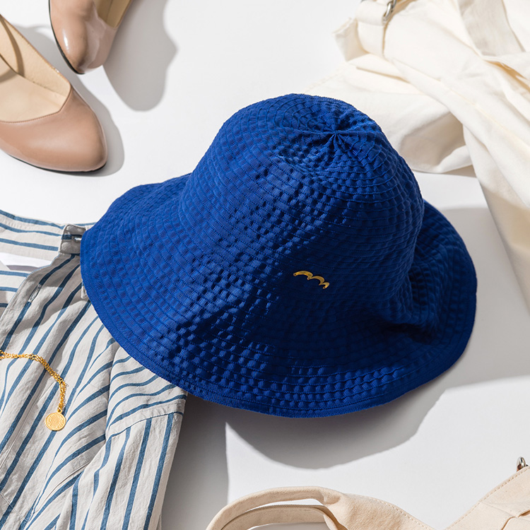 襟立製帽所】eritto グログランリボンキャペリンハット 藤巻別注モデル