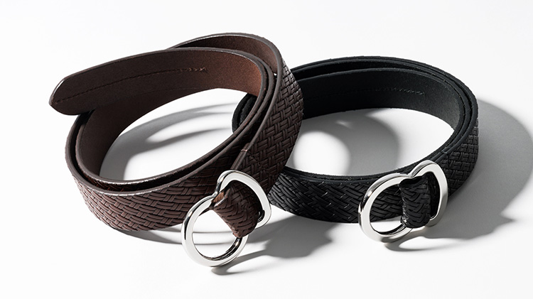 二宮五郎商店】「あな」がないベルト アジログレイン(R)モデル | 藤巻