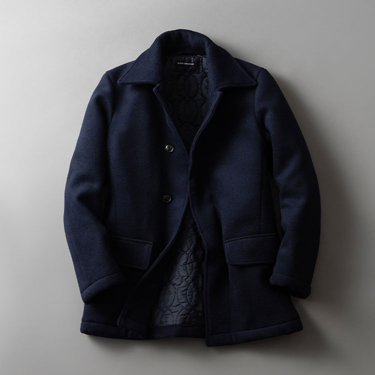 DOPE&DRAKKAR】防風中綿 Classic Melton ハーフコート | 藤巻百貨店