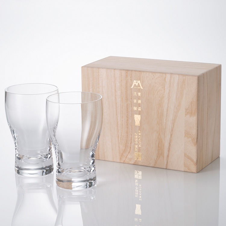 松徳硝子】ビールグラスコレクション「麦酒盃弐客揃」クラフト