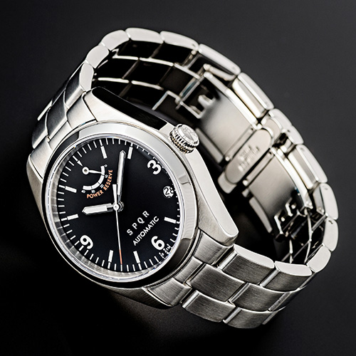 SPQR】Ventuno pr「初代バージョン復刻モデル腕時計 ステンレスベルト