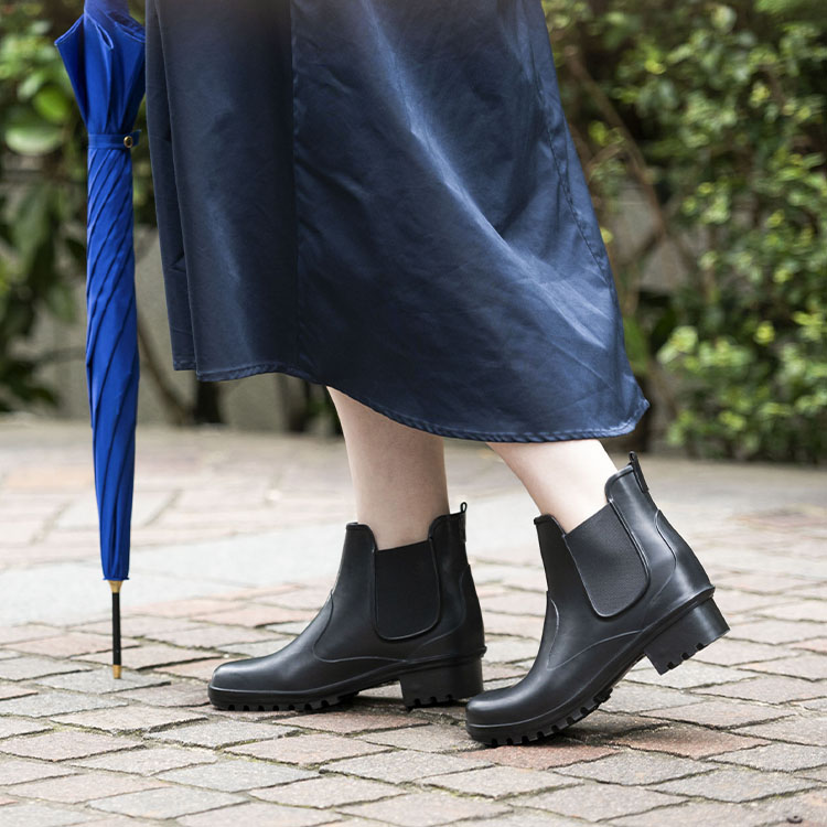 WOODVALLEY】レディースサイドゴアレインブーツ 藤巻百貨店別注モデル