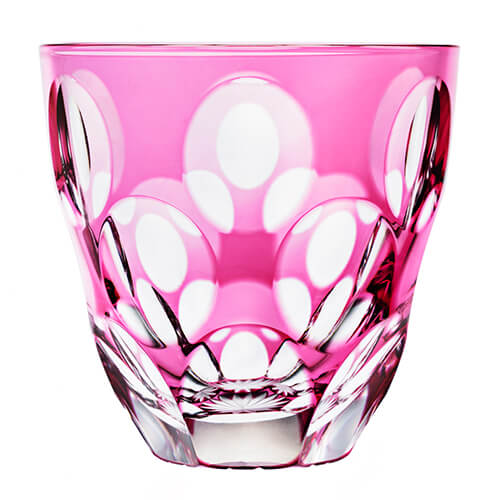 山田硝子】江戸切子 水玉万華鏡 金赤 | 藤巻百貨店