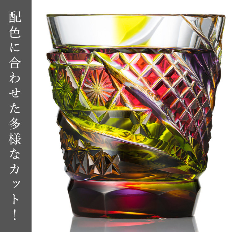 美の匠 ガラス工房 弟子丸】薩摩切子グラス GINGA | 藤巻百貨店